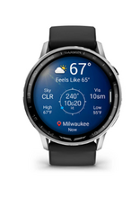 Garmin D2™ Air X15, Silver with Black Silicone Band