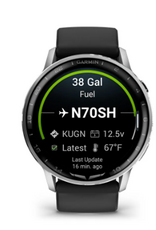 Garmin D2™ Air X15, Slate with Black Silicone Band