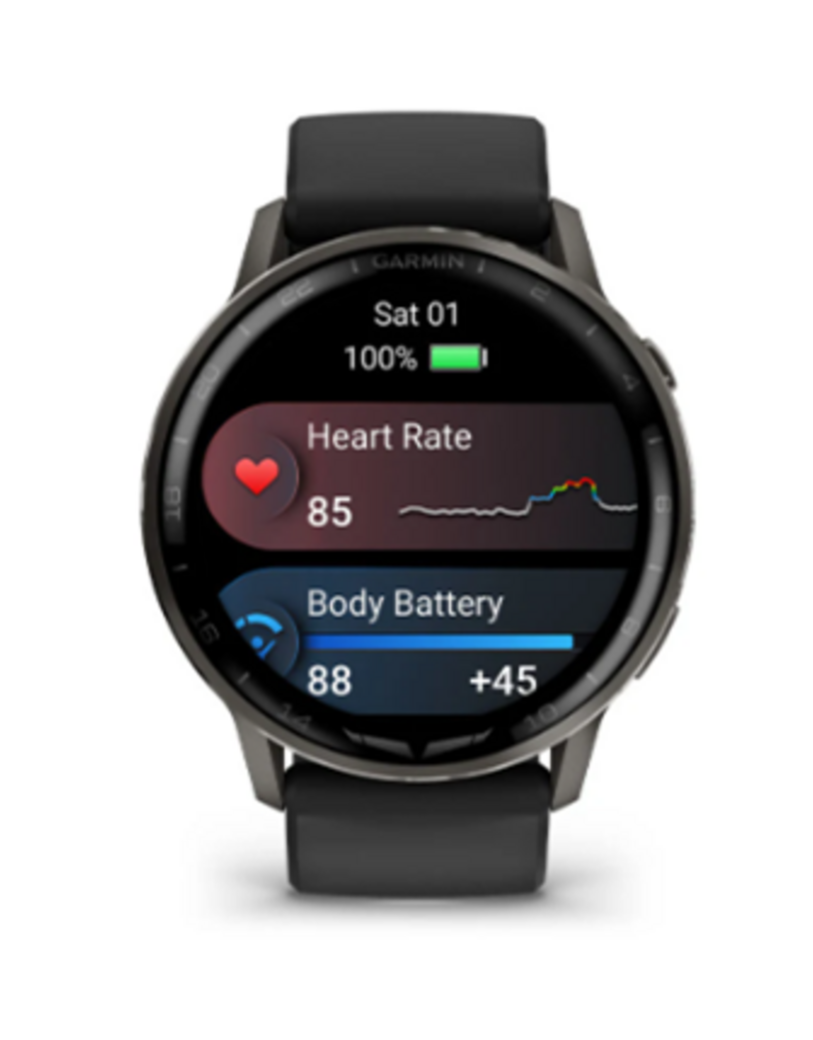 Garmin D2™ Air X15, Slate with Black Silicone Band