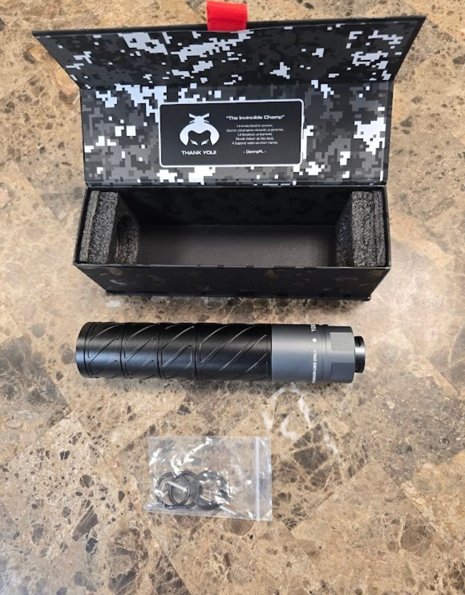 DonnyFL *PRE-OWNED** DONNYFL YOKOZUNA .30CAL AIRGUN MODERATOR