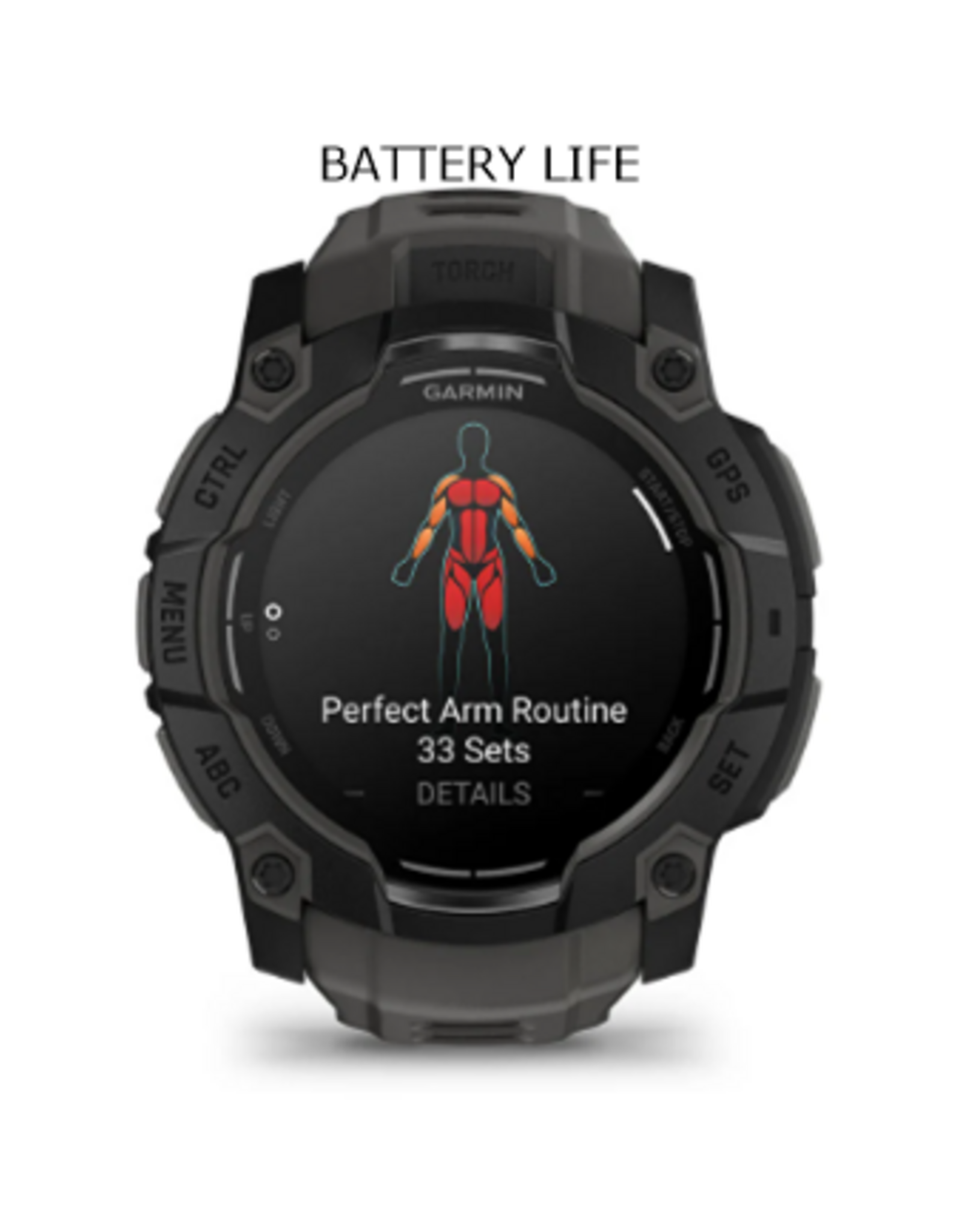 Garmin Instinct® 3 – 50 mm AMOLED, Fern Green with Fern Green Band
