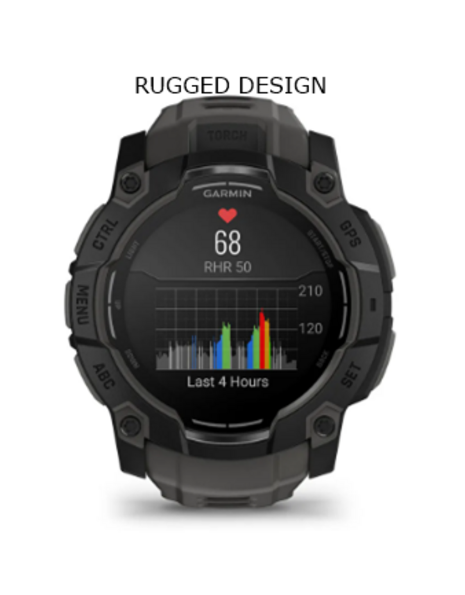Garmin Instinct® 3 – 50 mm AMOLED, Fern Green with Fern Green Band