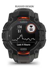 Garmin Instinct® 3 – 50 mm, Solar, Sunburst with Sunburst/Gray Band