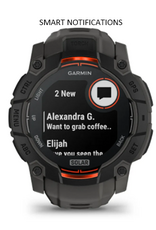Garmin Instinct® 3 – 50 mm, Solar, Sunburst with Sunburst/Gray Band