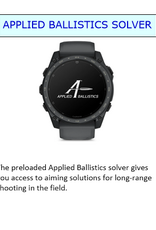 Garmin tactix® 8 – 51 mm, AMOLED, Cerakote, Includes Applied Ballistics Ultralight™ Solver and Olive Drab Cerakote® Coating