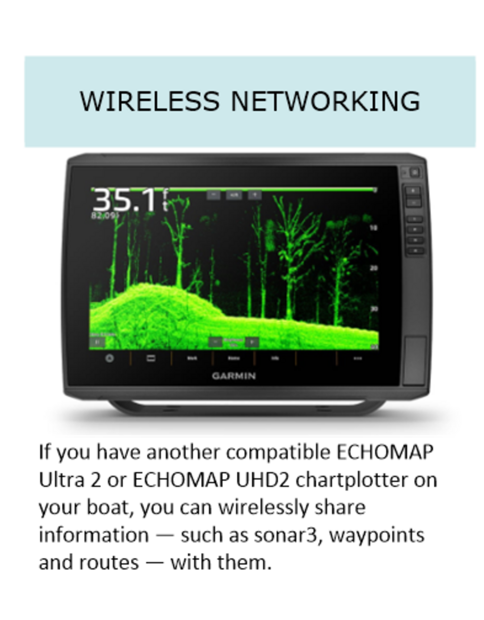 Garmin ECHOMAP™ Ultra 2 12" Chartplotter 122sv without Transducer