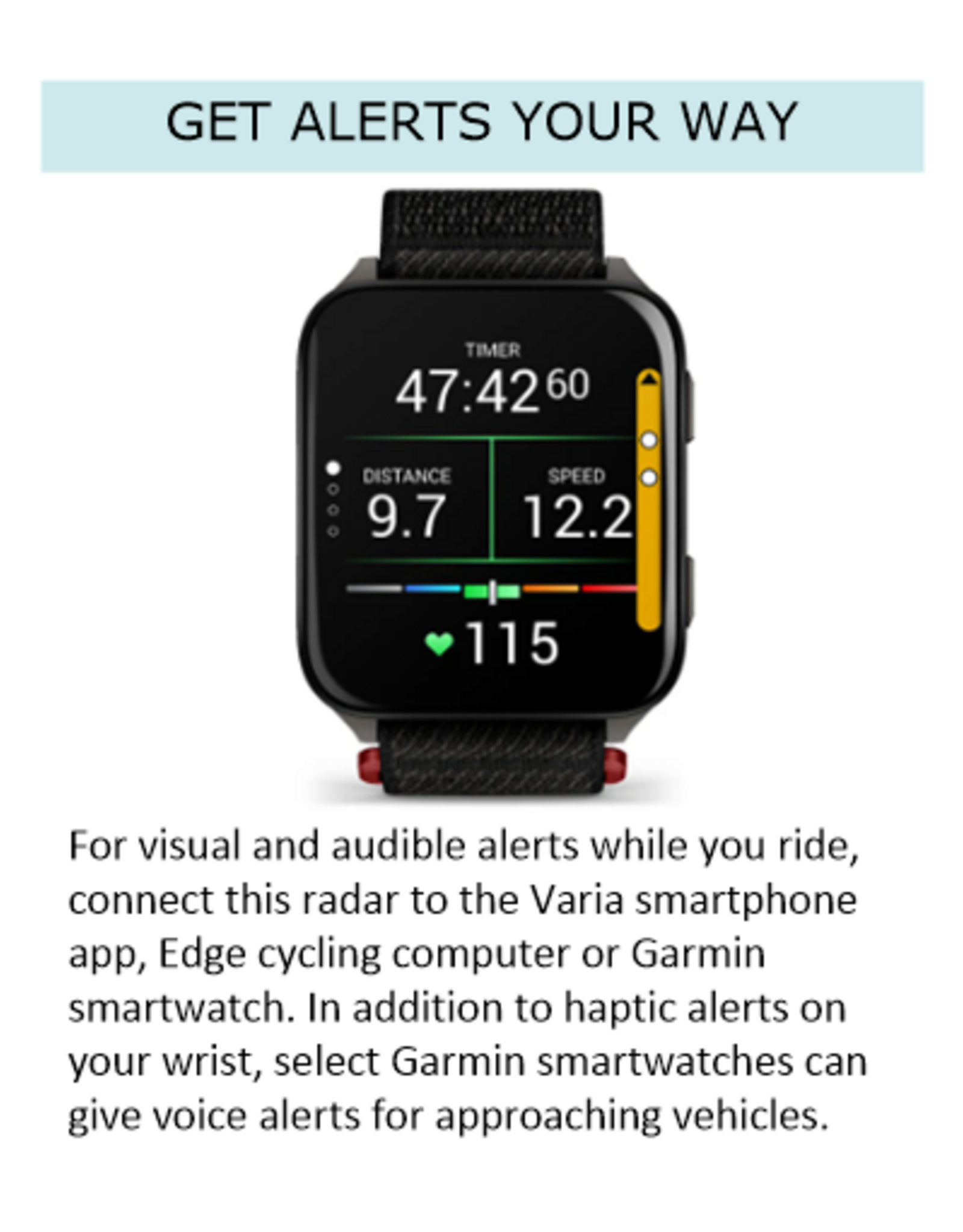 Garmin Varia™ RearVue 820