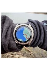 Garmin fēnix® 8 Pro – 51 mm, MicroLED, Sapphire, Carbon Gray DLC Titanium with Black/Pebble Gray Silicone Band