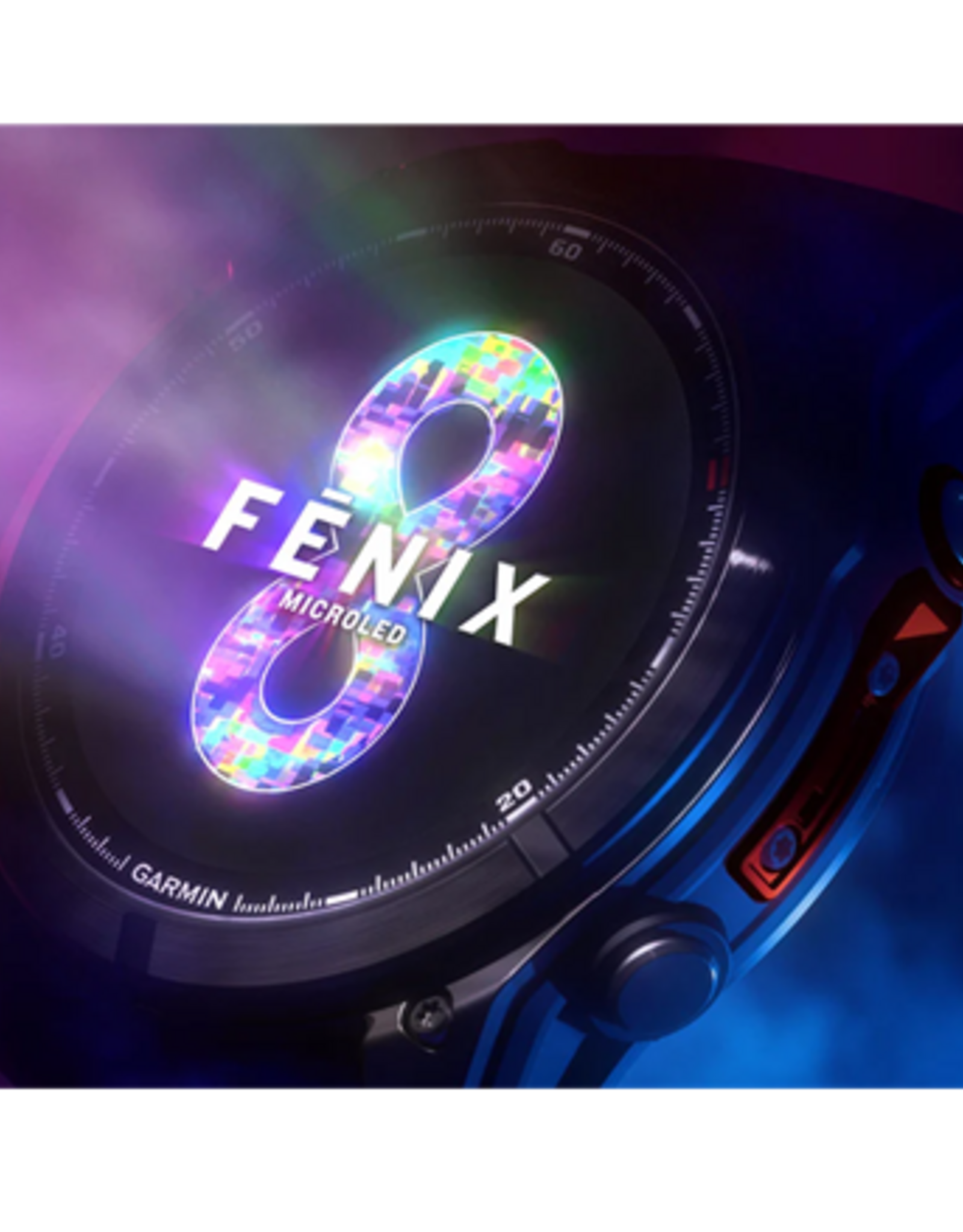 Garmin fēnix® 8 Pro – 51 mm, MicroLED, Sapphire, Carbon Gray DLC Titanium with Black/Pebble Gray Silicone Band