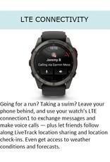 Garmin fēnix® 8 Pro – 51 mm, MicroLED, Sapphire, Carbon Gray DLC Titanium with Black/Pebble Gray Silicone Band