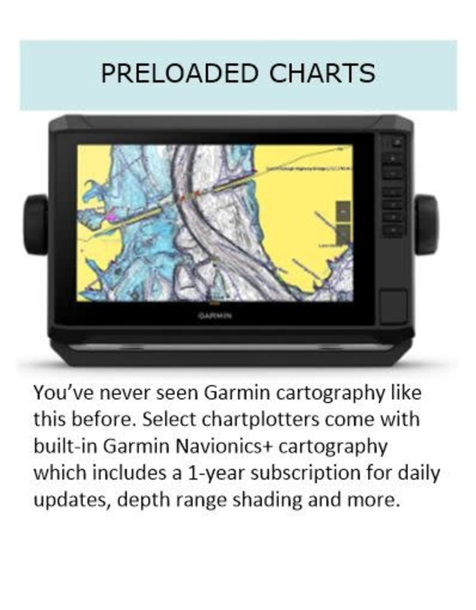 Garmin ECHOMAP™ UHD2 6" 62sv without Transducer