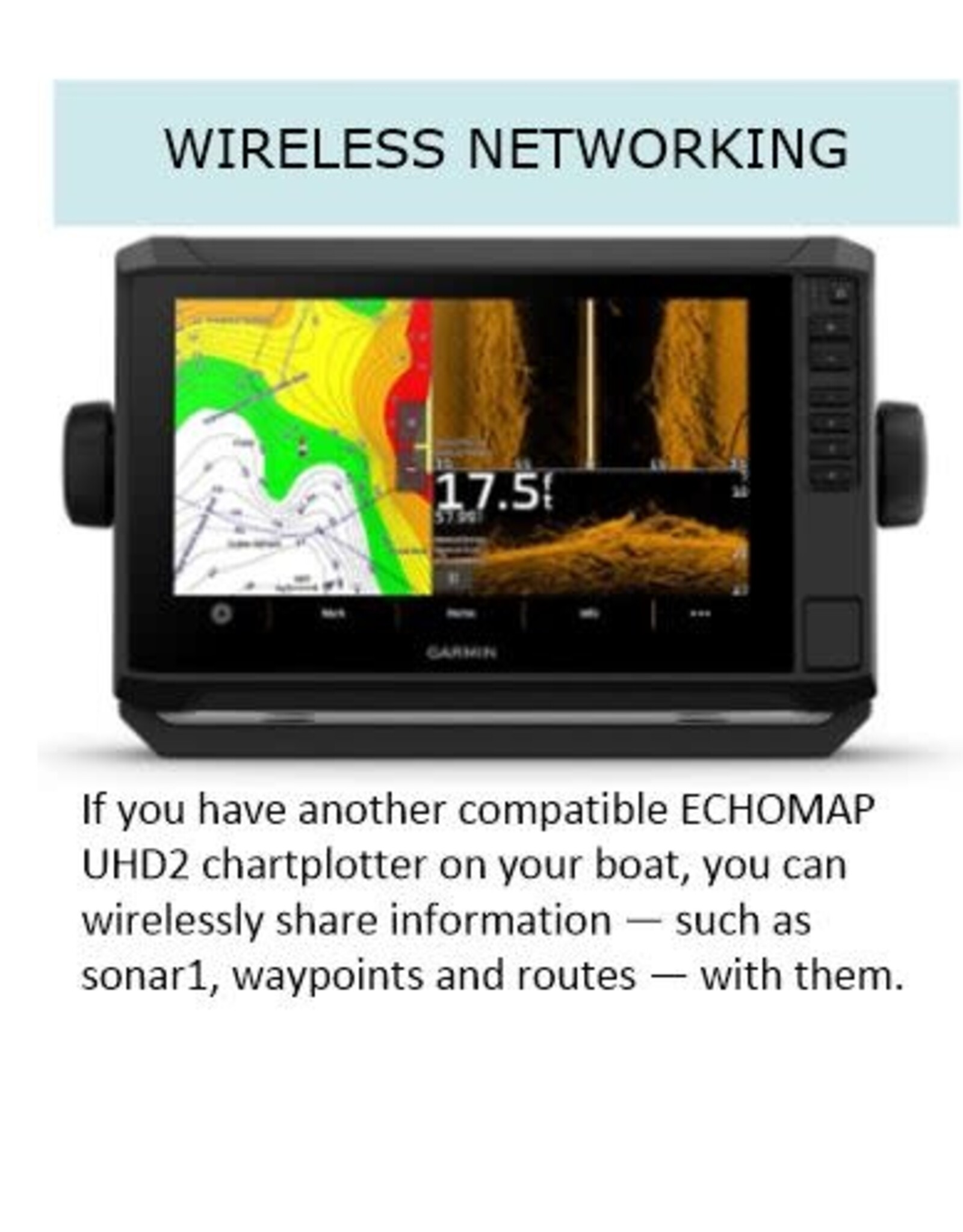 Garmin ECHOMAP™ UHD2 6" 62sv without Transducer