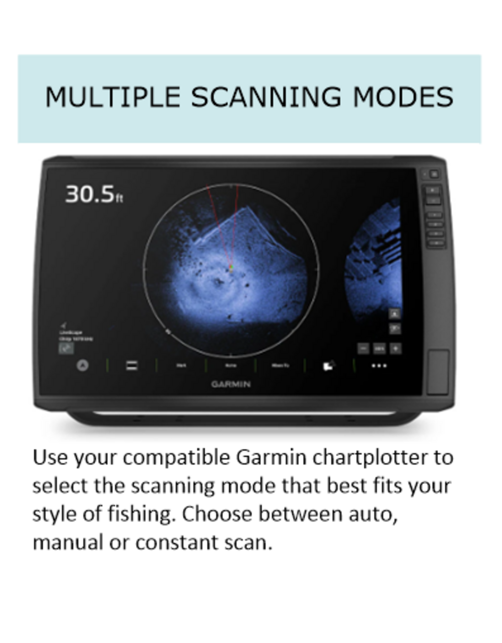 Garmin GT360UHD Transducer for Spy™ Pole