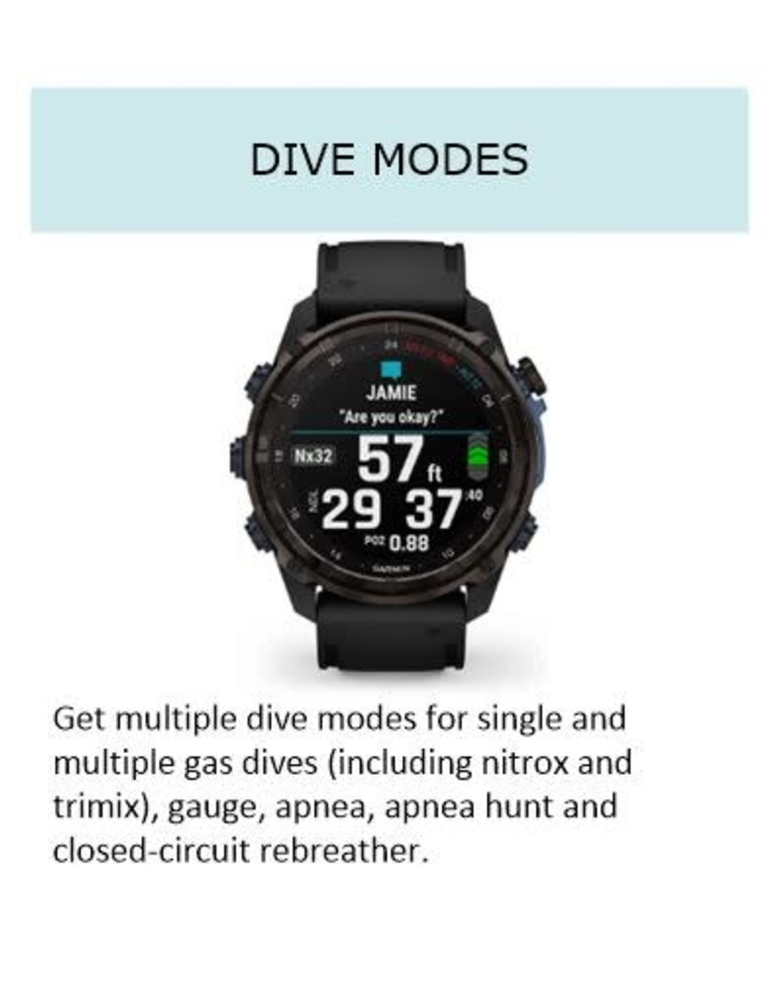 Garmin Descent™ Mk3i – 51 mm, Silver and Black PVD Titanium with Black/Pebble Gray Silicone Band
