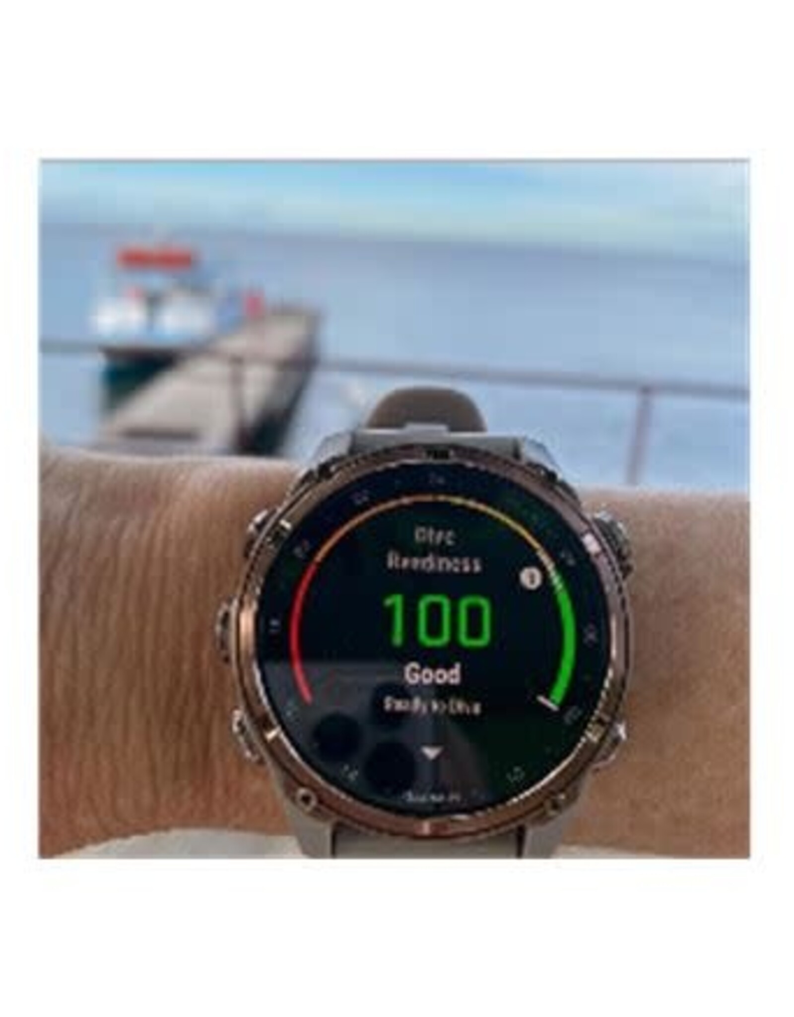 Garmin Descent™ Mk3i – 51 mm, Silver and Black PVD Titanium with Black/Pebble Gray Silicone Band