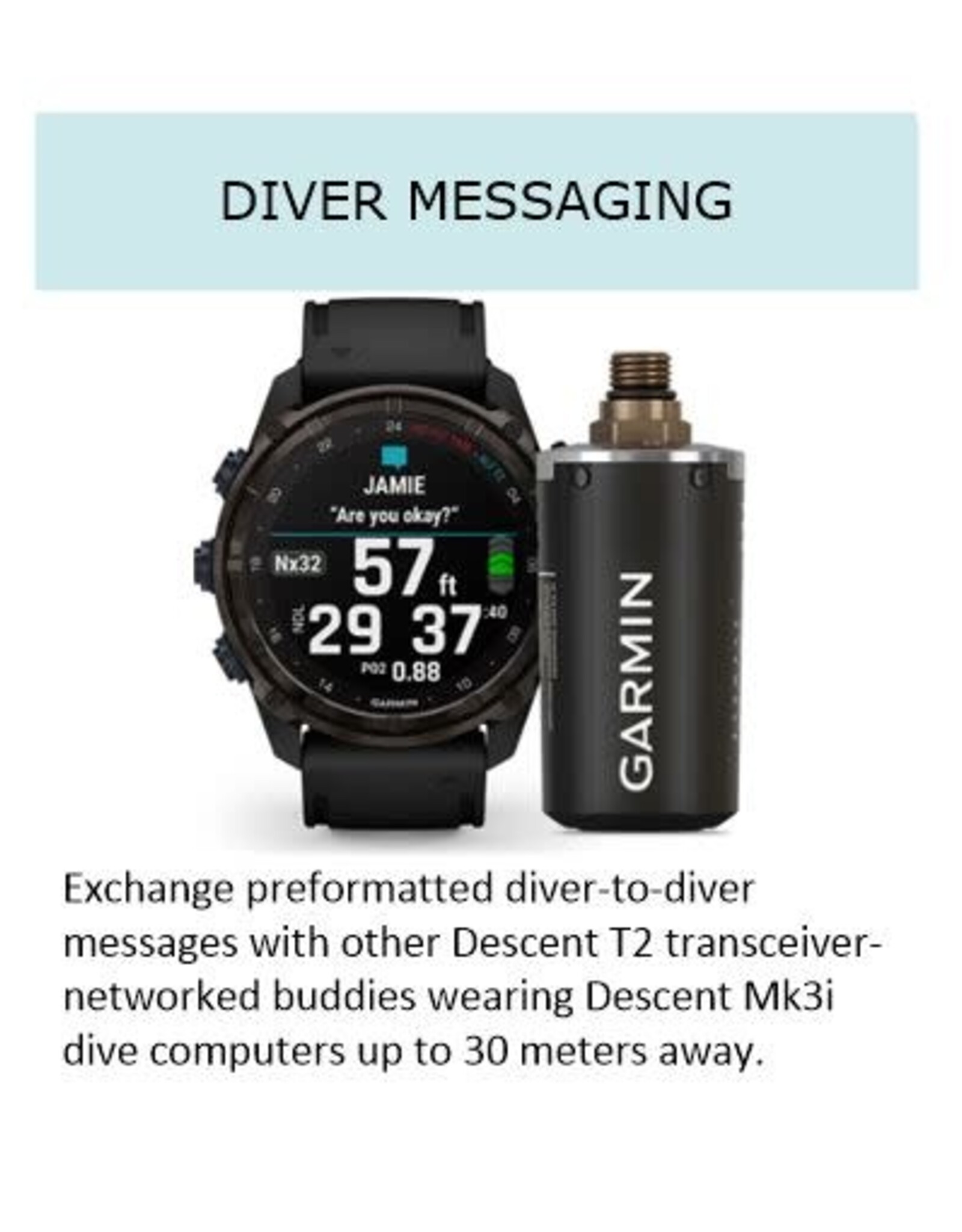 Garmin Descent™ T2 Transceiver