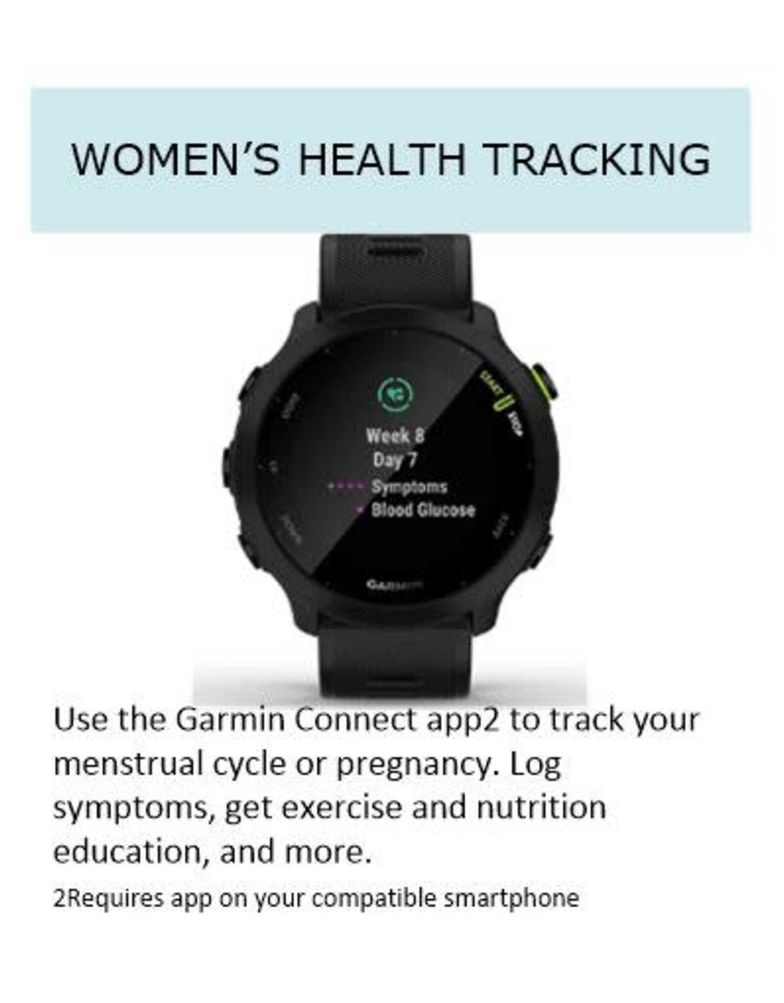 Garmin Forerunner® 55, White, Europe