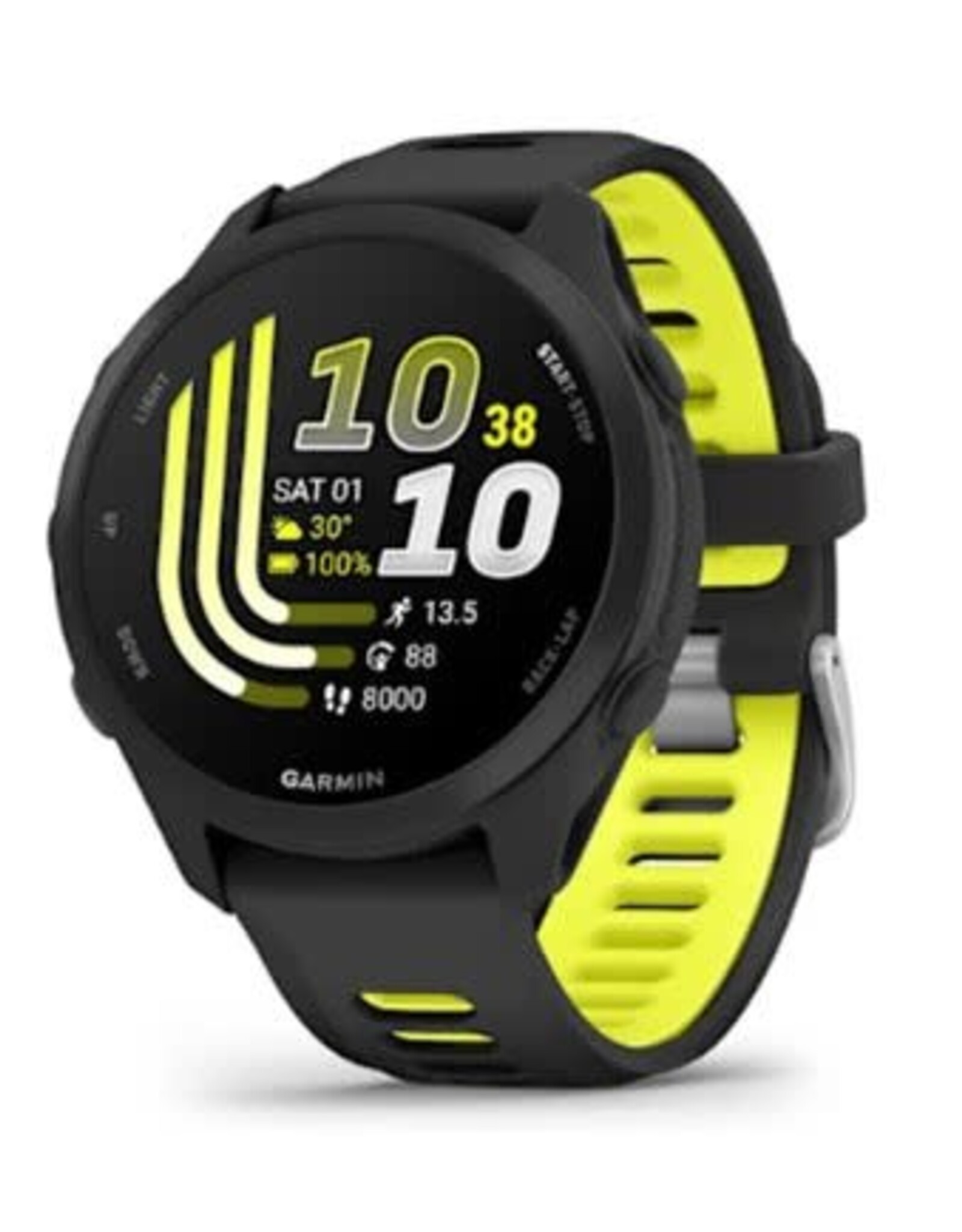 Garmin Forerunner® 170, Black with Black/Amp Yellow Band