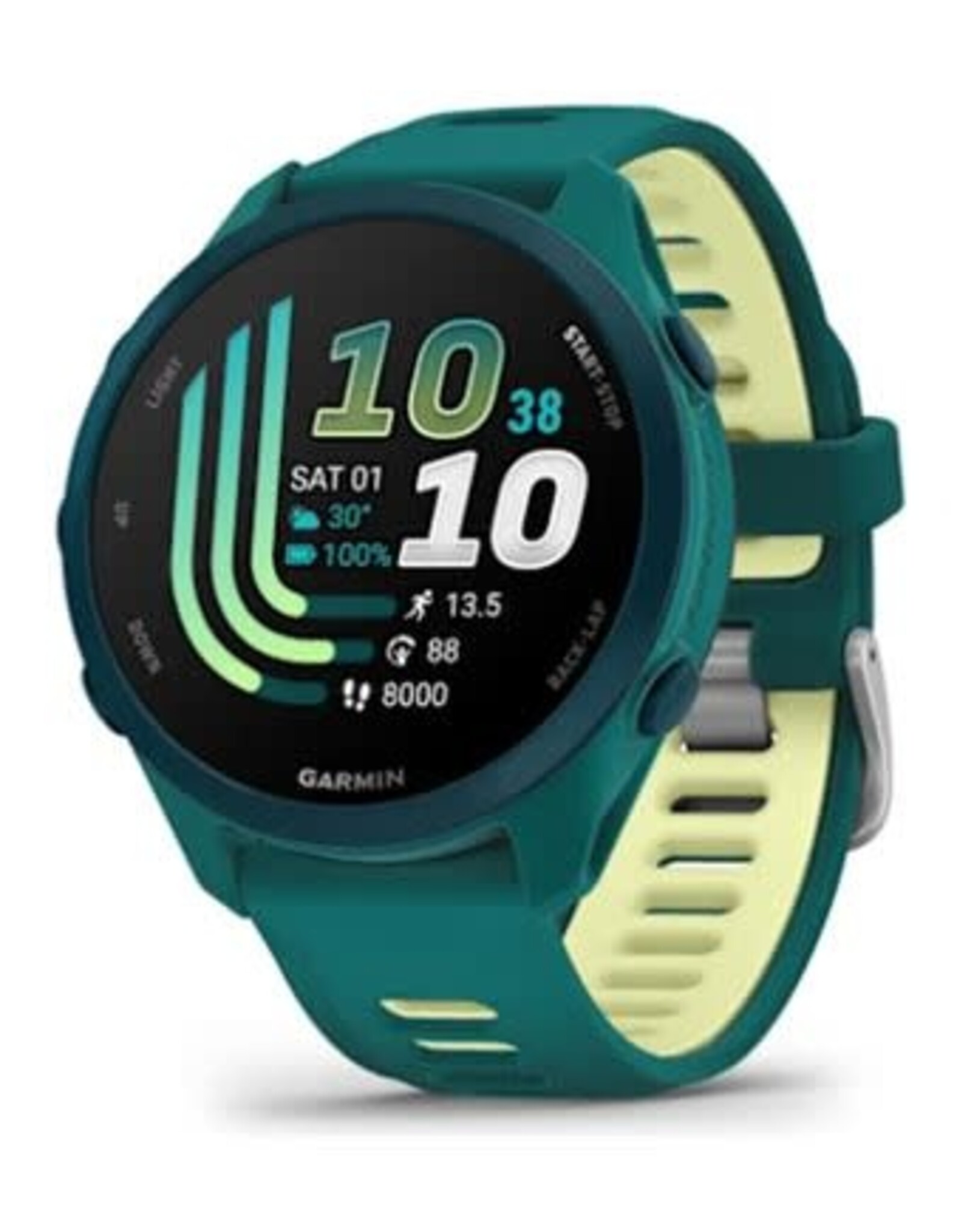 Garmin Forerunner® 170 Music, Teal Green with Teal Green/Citron Band