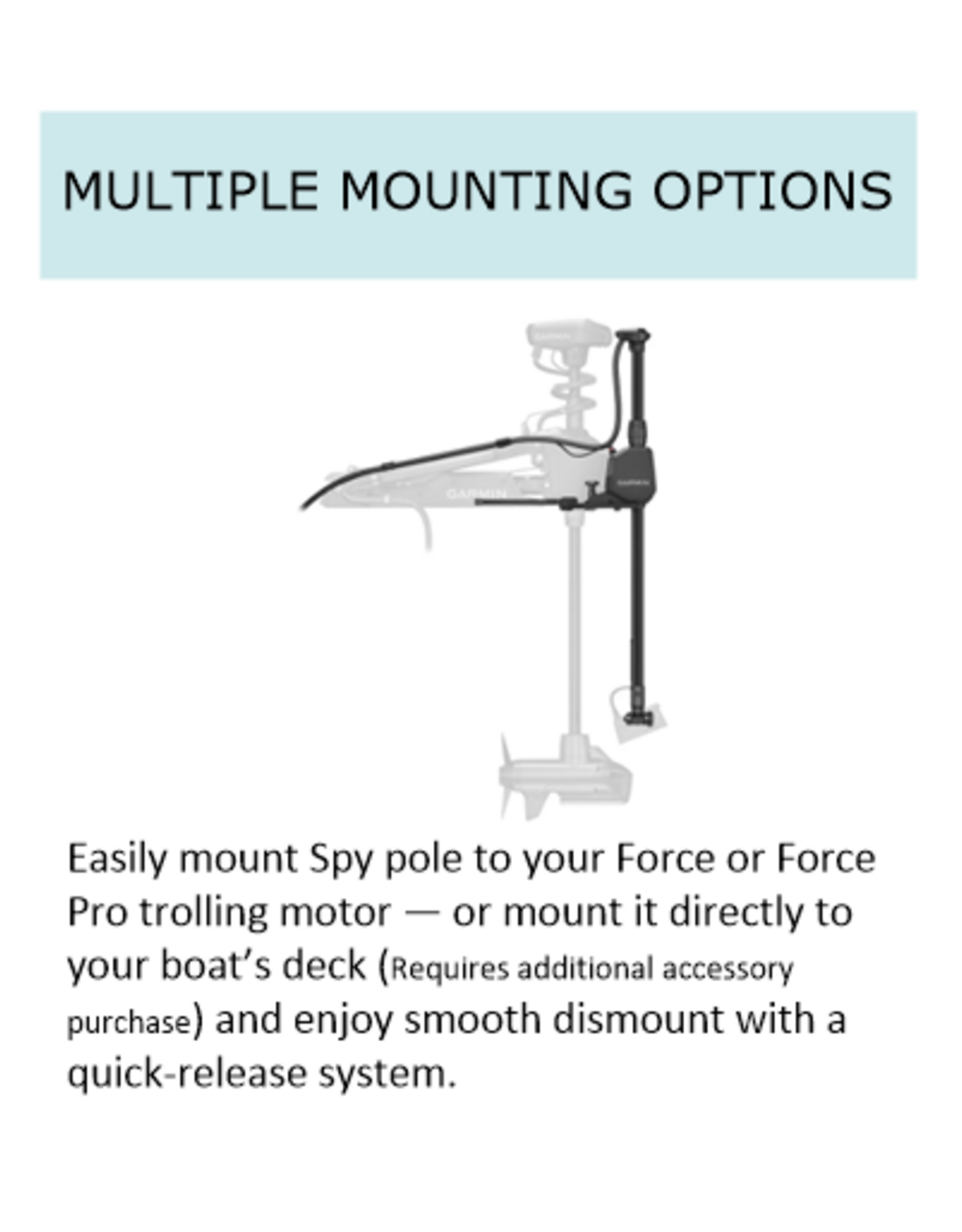 Garmin Spy Pole™, 42" Motorized Pole Mount