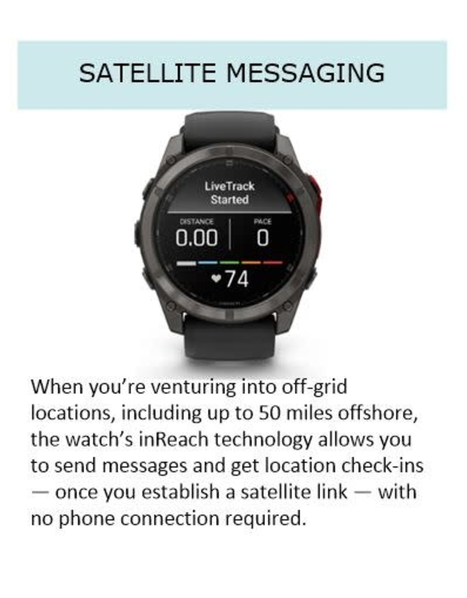 Garmin fēnix® 8 Pro – 51 mm, MicroLED, Sapphire, Carbon Gray DLC Titanium with Black/Pebble Gray Silicone Band