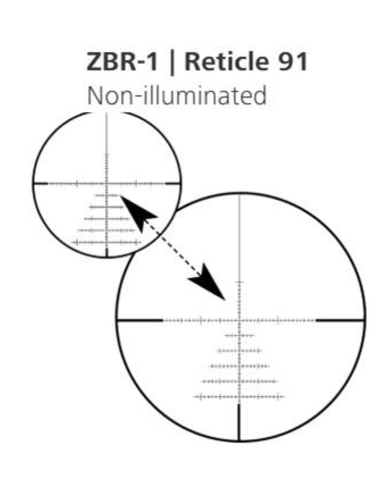 ZEISS - Sport Optics - Scopes and Binoculars Conquest V6 5-30x50 Riflescope with ZBR-1 Reticle (#91) - External Turrets - Ballistic Stop Adjustable Parallax - .25 MOA