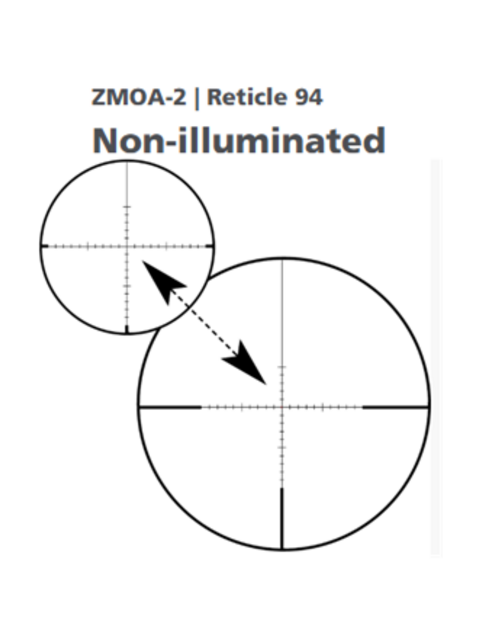 ZEISS - Sport Optics - Scopes and Binoculars Conquest V6 3-18x50 ZMOA-2 Reticle (#94) - External Elevated Turrets + Capped Windage Turret - Ballistic Stop -  Adjustable Parallax  - .25 MOA