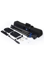 ZEISS - Sport Optics - Scopes and Binoculars ZEISS Pro-Series Universal Tripod Kit: 3/8-inch thread-on fluid head with extendable handle.  Extended twist-lock system, 3-section carbon fiber legs (36/32/28 mm diameter)
