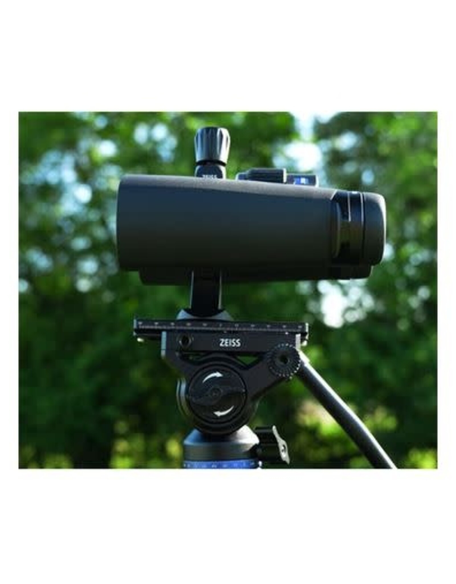 ZEISS - Sport Optics - Scopes and Binoculars ZEISS Pro-Series Universal Tripod Kit: 3/8-inch thread-on fluid head with extendable handle.  Extended twist-lock system, 3-section carbon fiber legs (36/32/28 mm diameter)