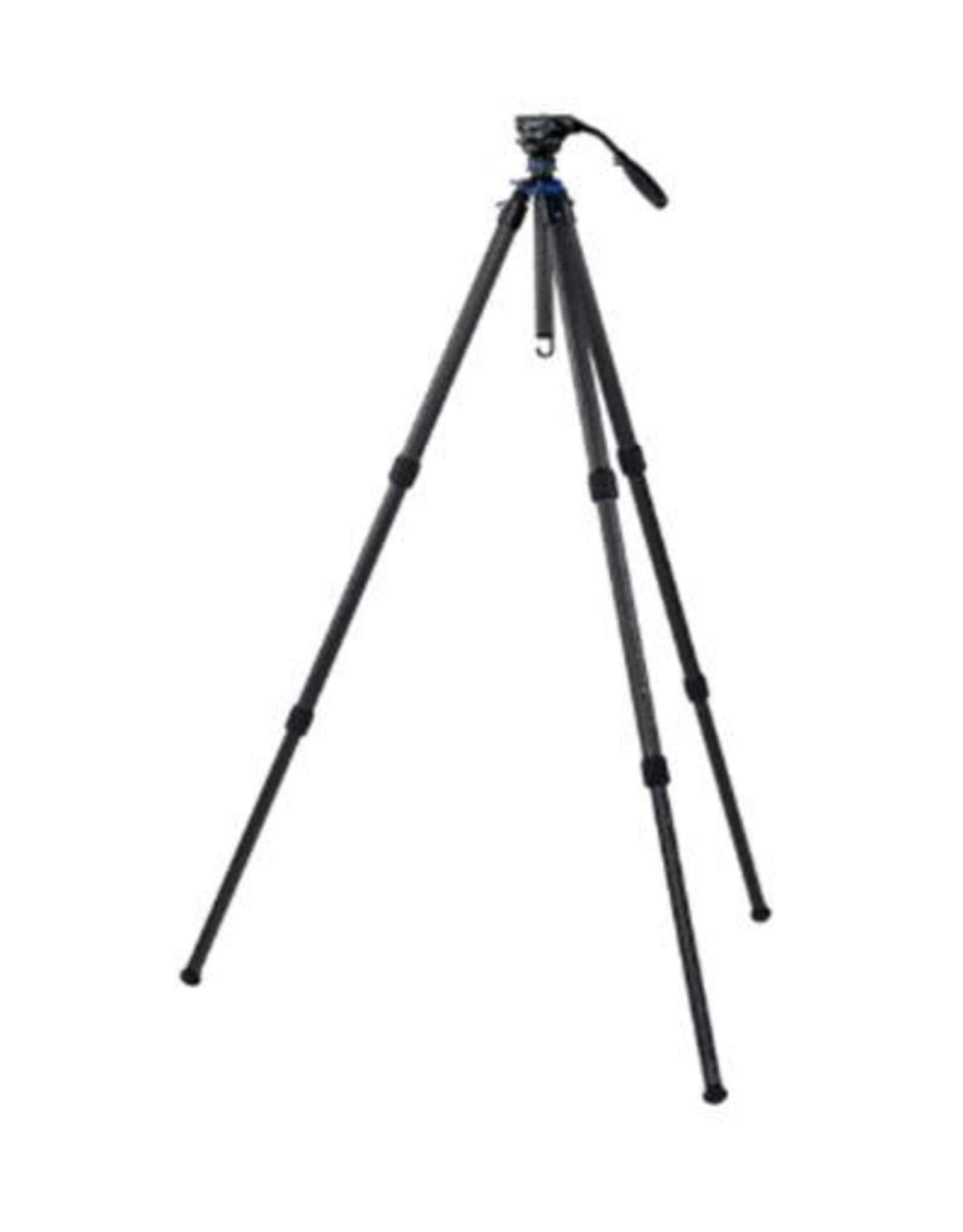 ZEISS - Sport Optics - Scopes and Binoculars ZEISS Pro-Series Lightweight Tripod Kit: 3/8-inch thread-on fluid head with extendable handle.  Extended twist-lock system, 3-section carbon fiber legs (28/25/22 mm dia.) and neoprene pads.