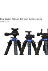 ZEISS - Sport Optics - Scopes and Binoculars Pro-Series Max-Duty V Tripod Kit: Versatile 60 mm ball head - up to 115 degrees of adj. Single-point adj. system for inverted, 3-section carbon fiber legs (36/40/44 mm diameter)