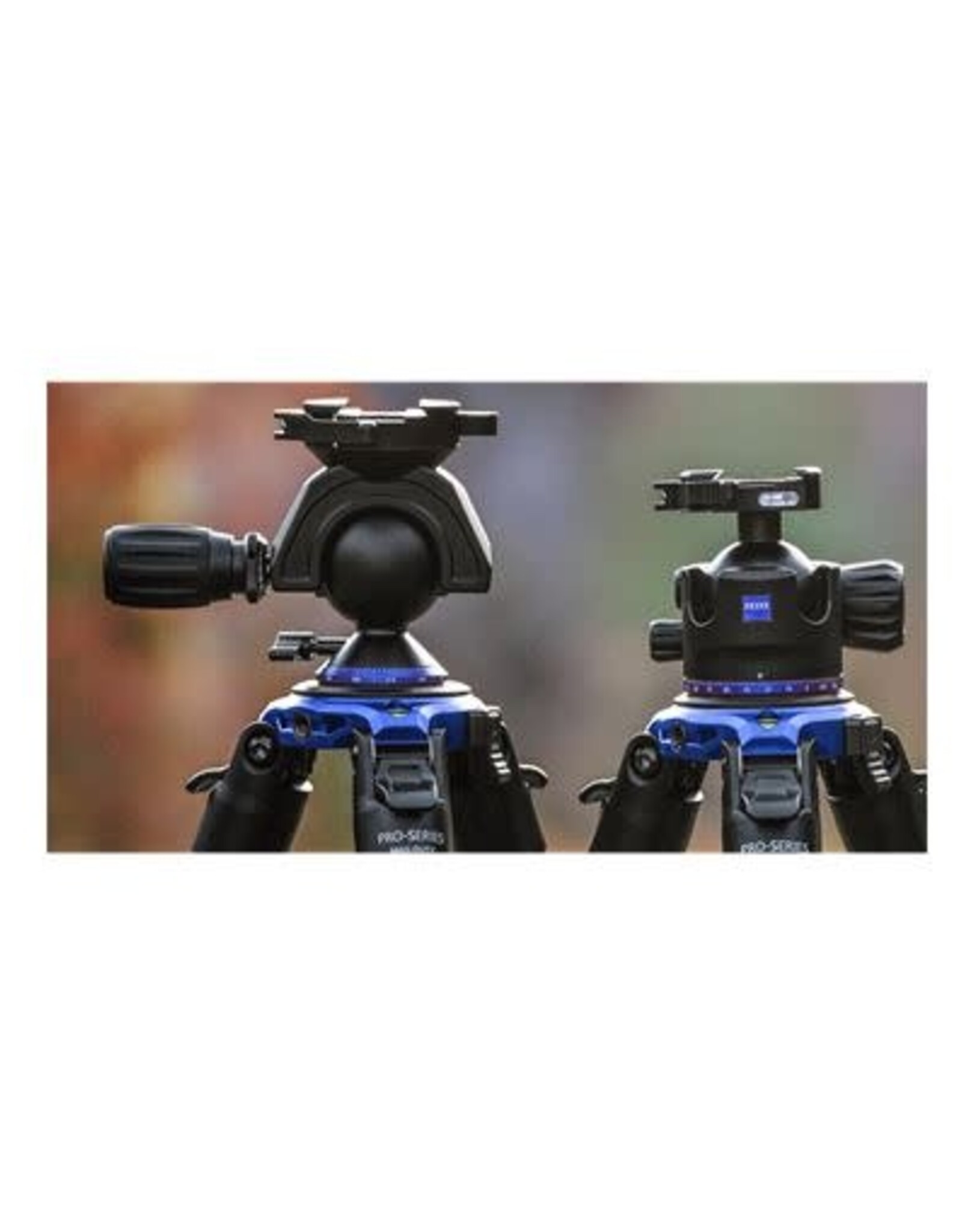 ZEISS - Sport Optics - Scopes and Binoculars Pro-Series Max-Duty V Tripod Kit: Versatile 60 mm ball head - up to 115 degrees of adj. Single-point adj. system for inverted, 3-section carbon fiber legs (36/40/44 mm diameter)