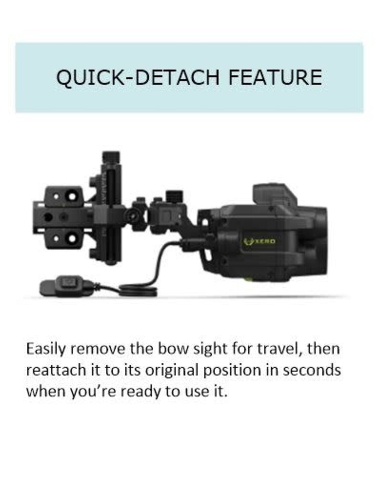 Garmin Xero® A1i PRO Bow Sight, Auto-ranging Digital Sight with Dual-color LED Pins and Micro-adjustable Rails (Right-handed)