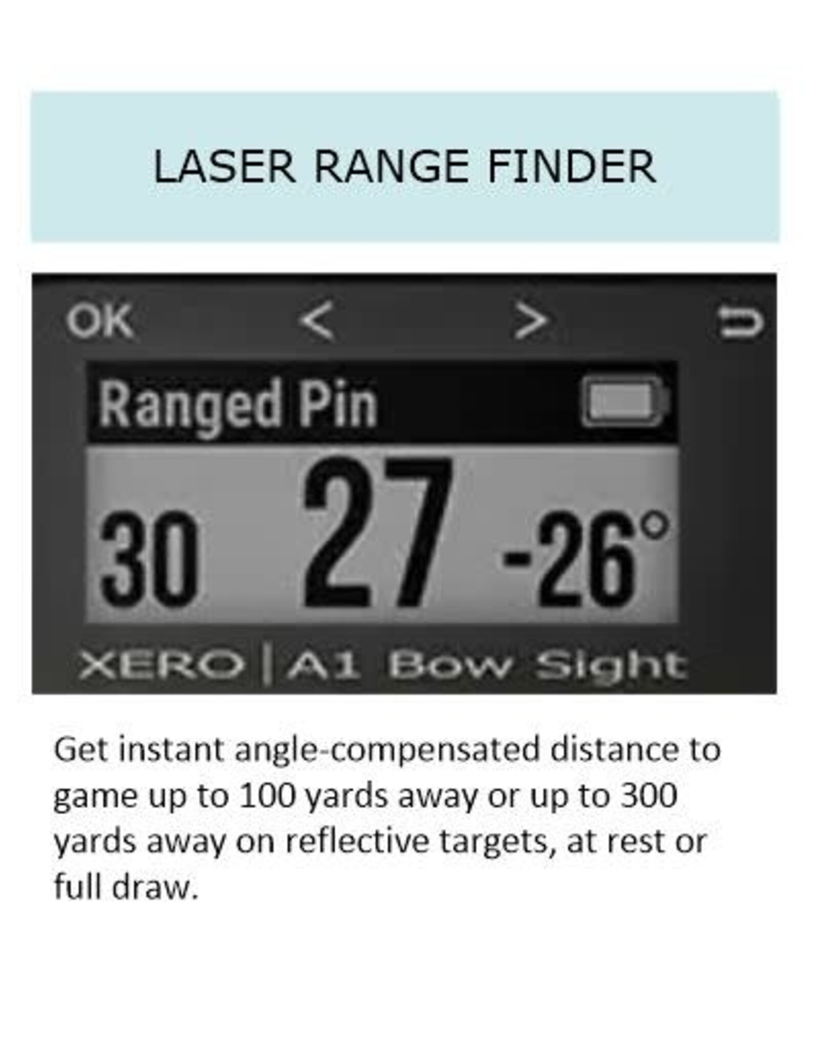 Garmin Xero® A1 Bow Sight - Left-handed Auto-ranging Digital Sight