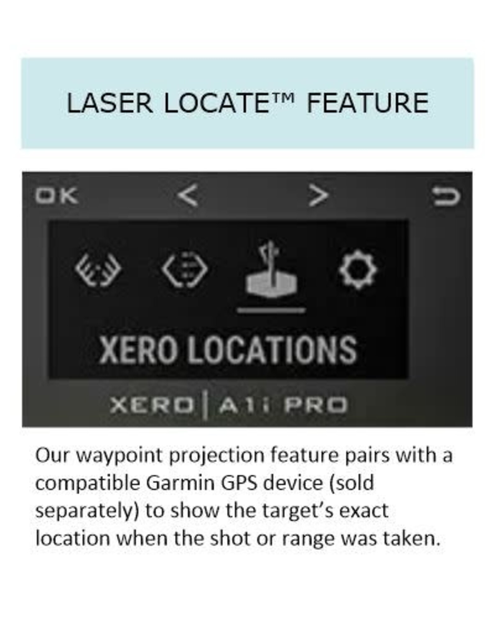 Garmin Xero™ A1i Bow Sight, Right-handed Auto-ranging Digital Sight with Dual-color LED Pins