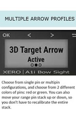 Garmin Xero™ A1i Bow Sight, Right-handed Auto-ranging Digital Sight with Dual-color LED Pins