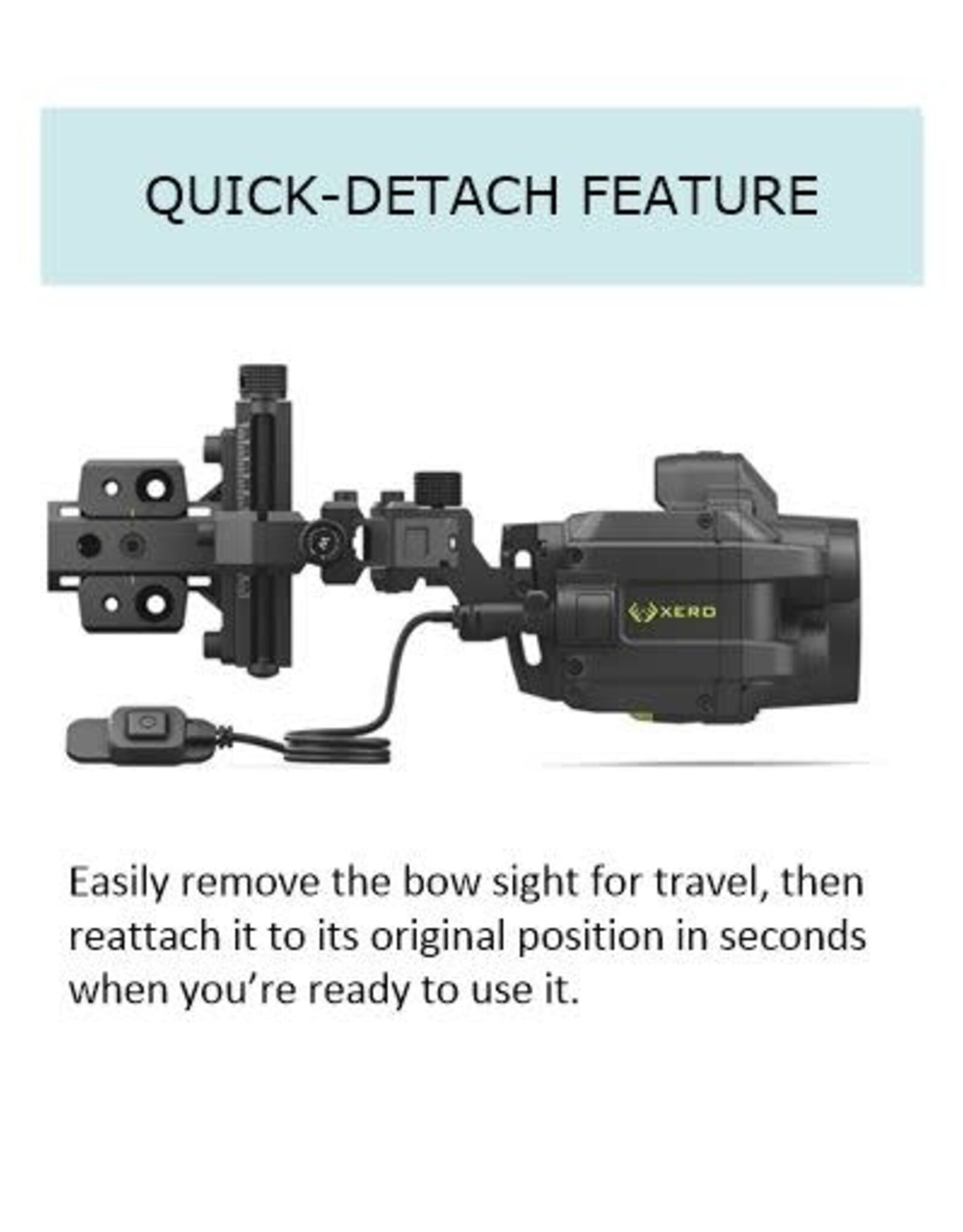 Garmin Xero® A1i PRO Bow Sight, Auto-ranging Digital Sight with Dual-color LED Pins and Micro-adjustable Rails (Left-handed)
