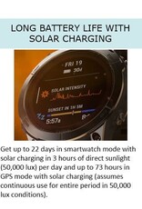 Garmin fēnix® 7 Pro – Solar Edition (No Wi-Fi®), Slate Gray with Black Band (No Wi-Fi®)