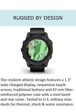 Garmin fēnix® 7 Pro – Solar Edition (No Wi-Fi®), Slate Gray with Black Band (No Wi-Fi®)