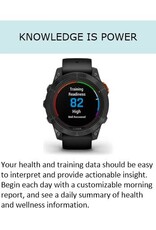 Garmin fēnix® 7 Pro – Solar Edition (No Wi-Fi®), Slate Gray with Black Band (No Wi-Fi®)