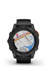 Garmin fēnix® 7 Pro – Solar Edition (No Wi-Fi®), Slate Gray with Black Band (No Wi-Fi®)