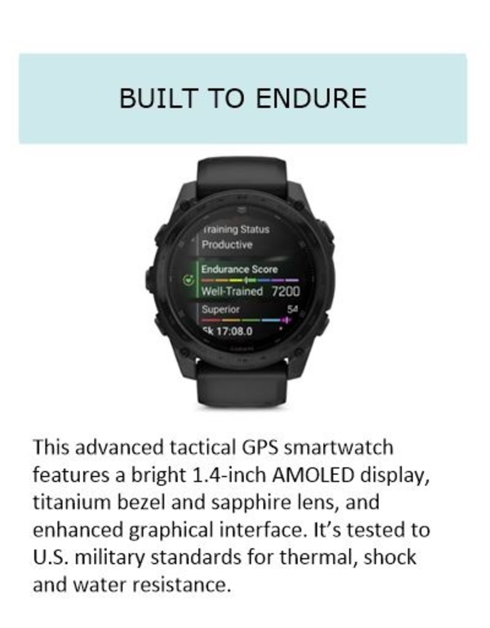 Garmin tactix® 8 – 51 mm, AMOLED