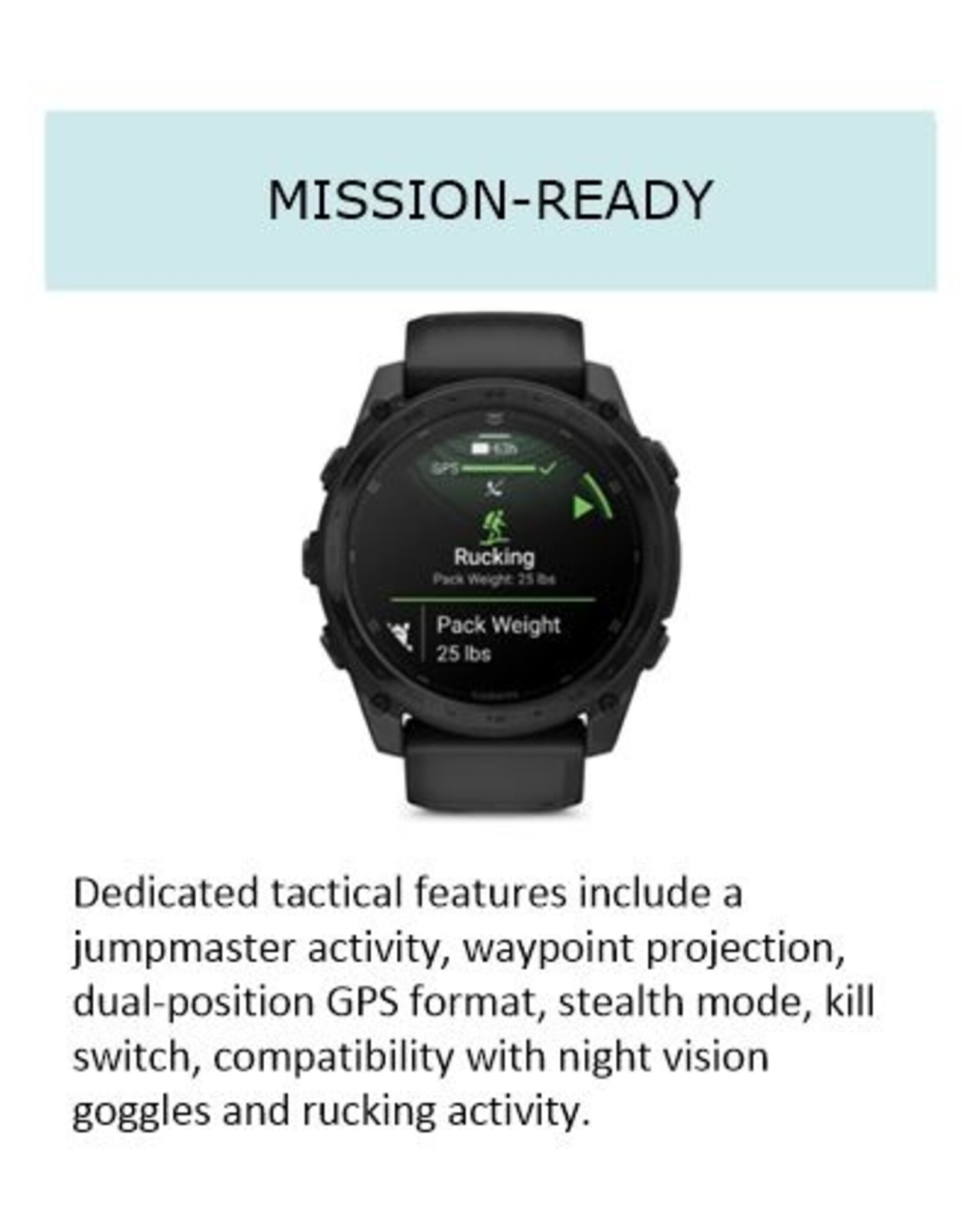 Garmin tactix® 8 – 51 mm, AMOLED