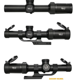 McJ Optics McJ - White Gyrfalcon 1.2-6X24 FFP illuminated reticle rifle scope