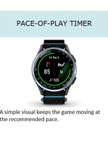 Garmin Approach® J1, Cloud Blue Aluminum Bezel with Black/Azure ComfortFit Fabric Band