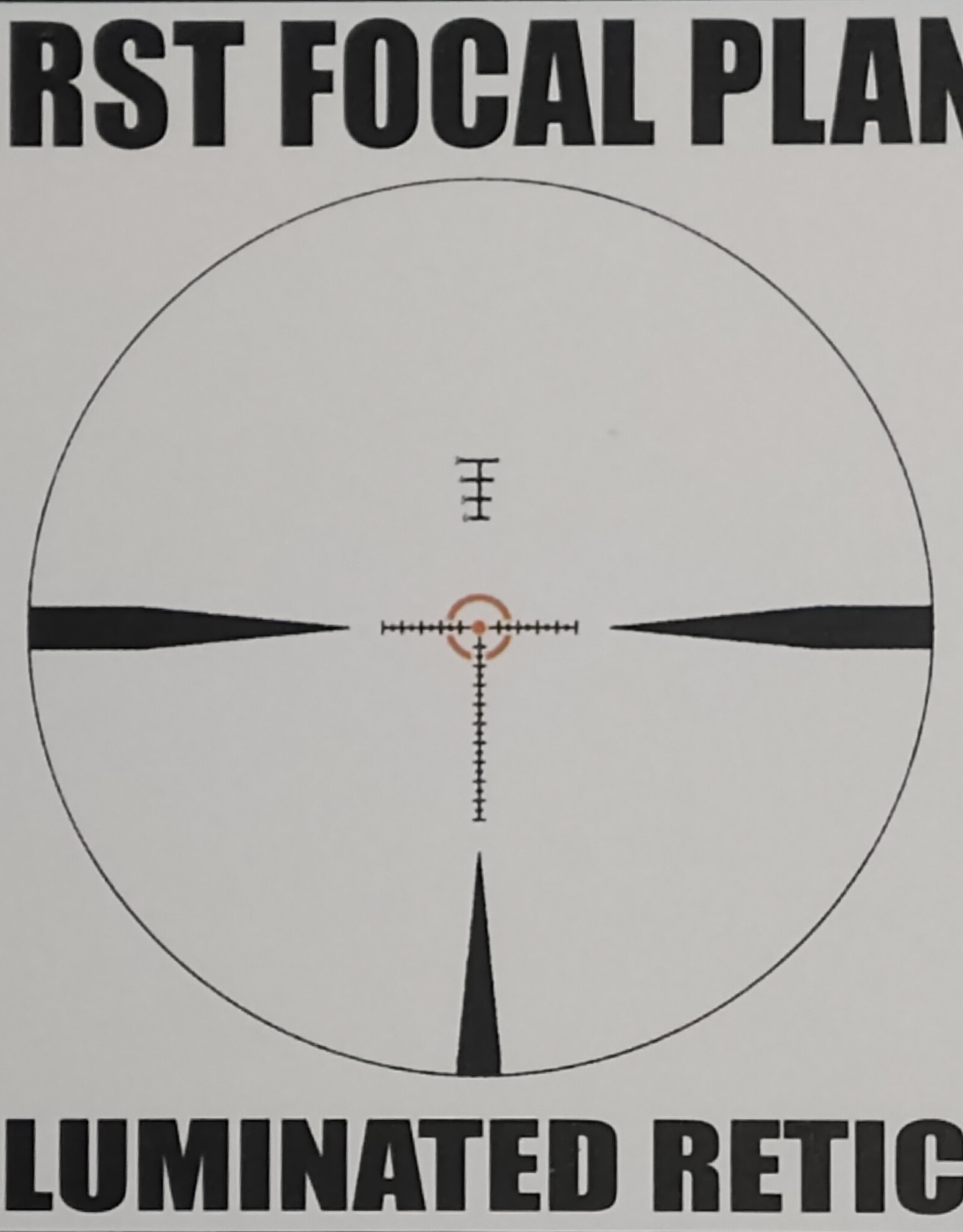 McJ Optics White Gyrfalcon 1.2-6X24 FFP illuminated reticle rifle scope