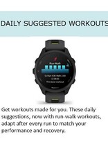 Garmin Forerunner® 170, Black with Black/Amp Yellow Band