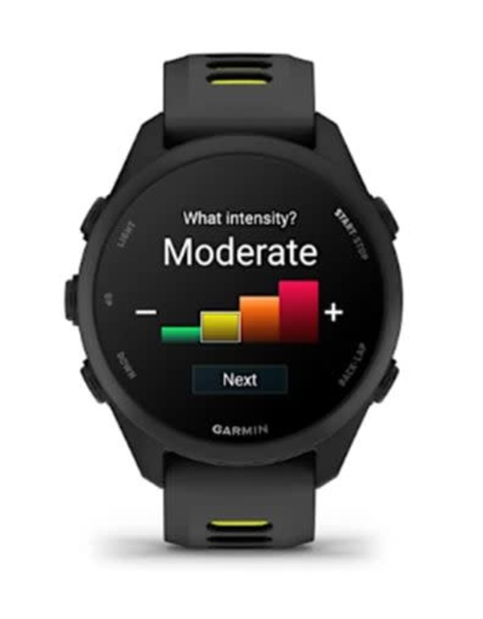 Garmin Forerunner® 170, Black with Black/Amp Yellow Band