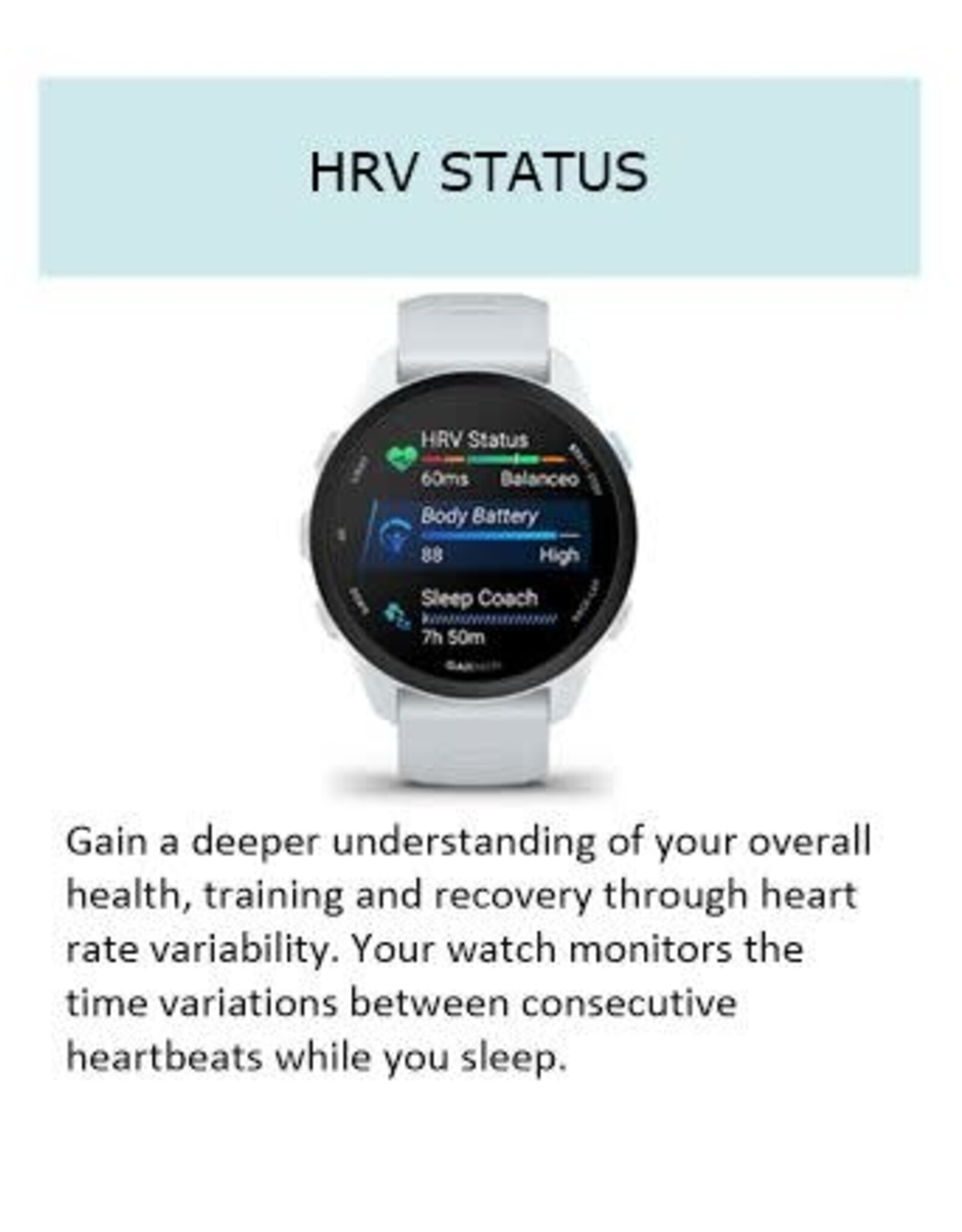 Garmin Forerunner® 70,  Whitestone