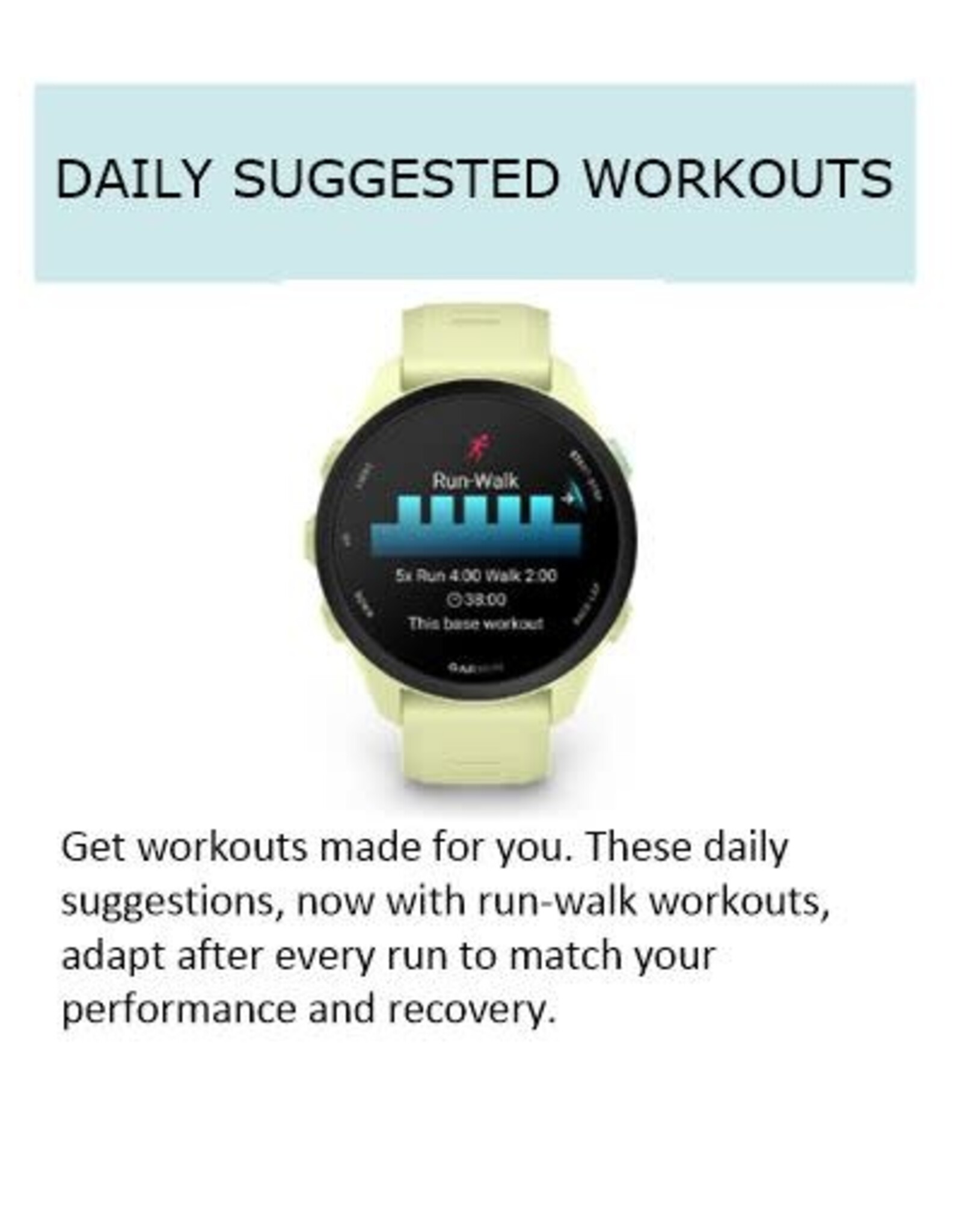 Garmin Forerunner® 70,  Whitestone